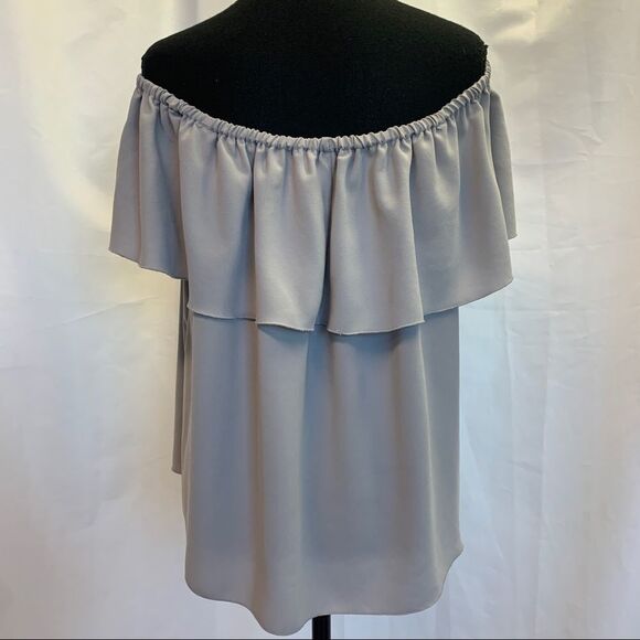 Aritzia Wilfred promener blouse lilac fog Sz L NWOT - Picture 4 of 10